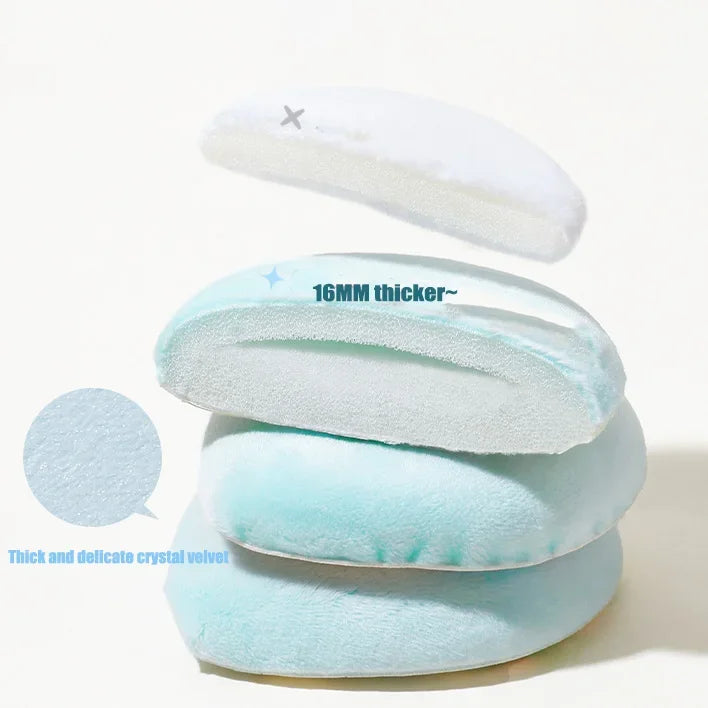 Velvet Makeup Setting Puff – Soft Crystal Fluff Cosmetic Sponge