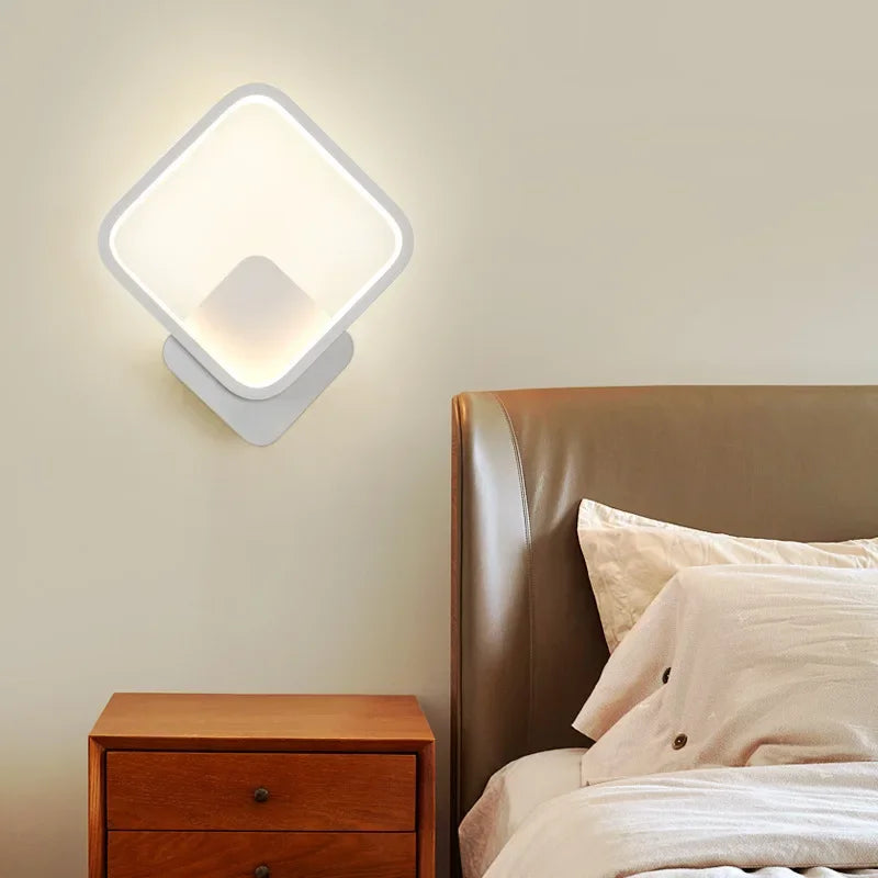 Modern Minimalist LED Wall Sconce – Indoor Living Room, Bedroom & Corridor Light
