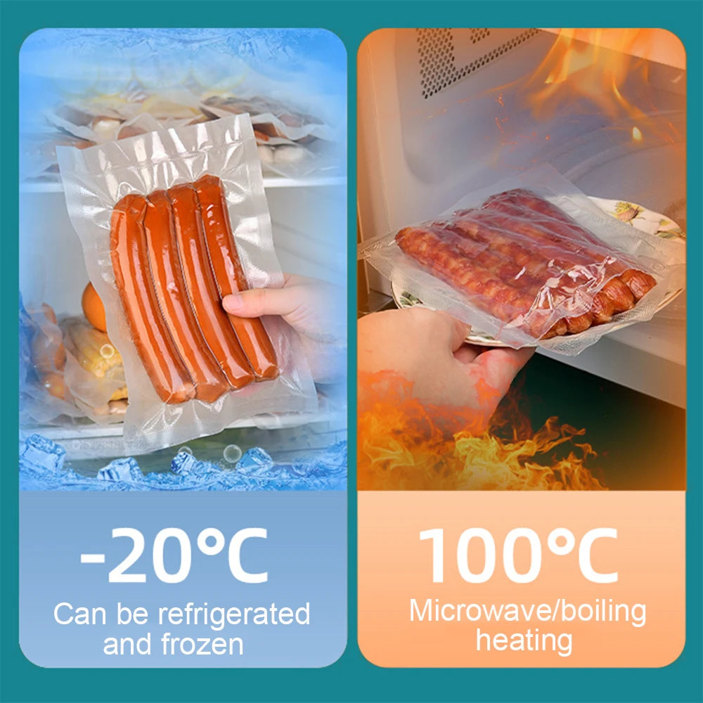Vacuum Packaging Bags Roll – Food Vacuum Sealer Bags (500cm)