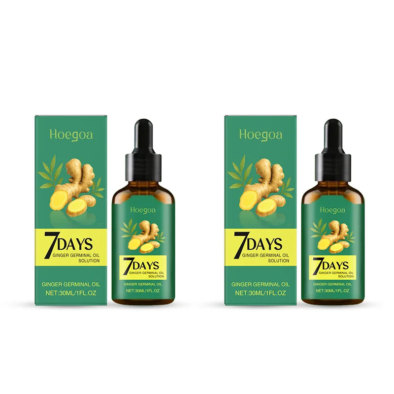 7-Day Ginger Hair Growth Serum – Anti-Hair Loss Scalp Treatment