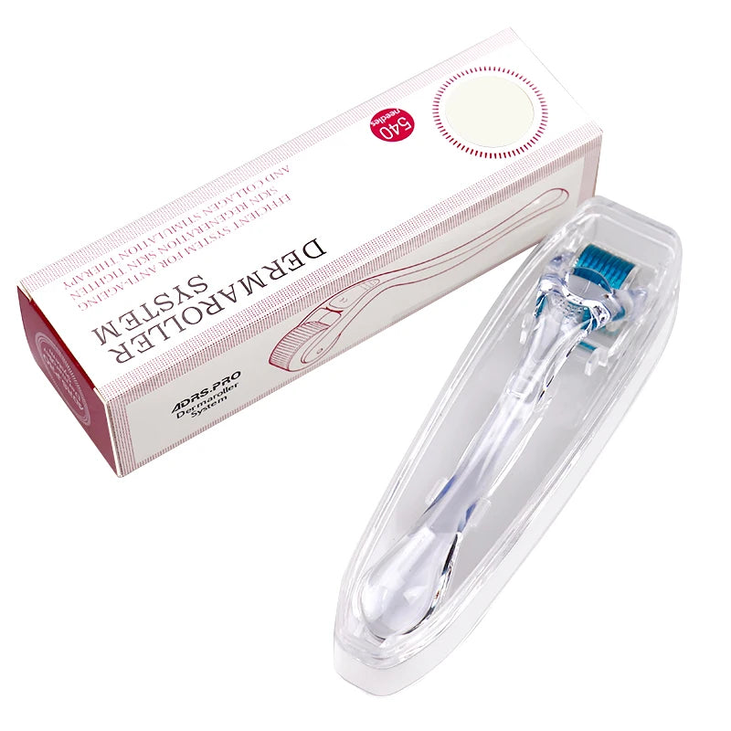 540-Needle Derma Roller – Face, Body, Hair & Beard Growth (0.2–0.3mm)