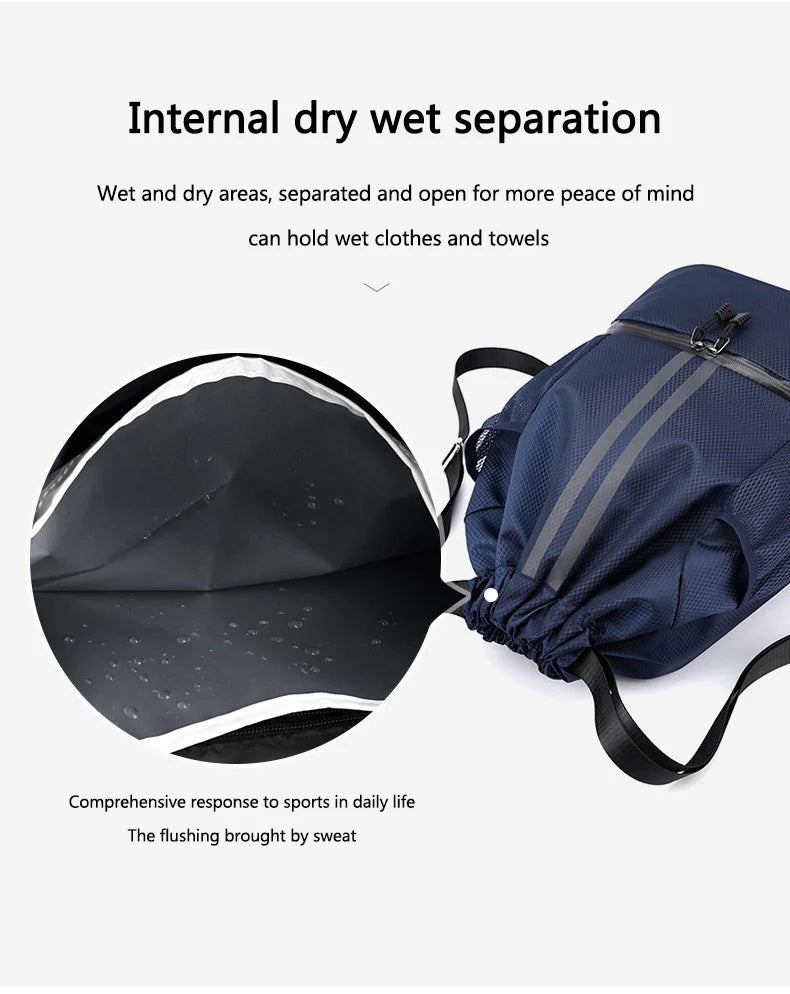 Gym & Fitness Drawstring Backpack - Men & Women