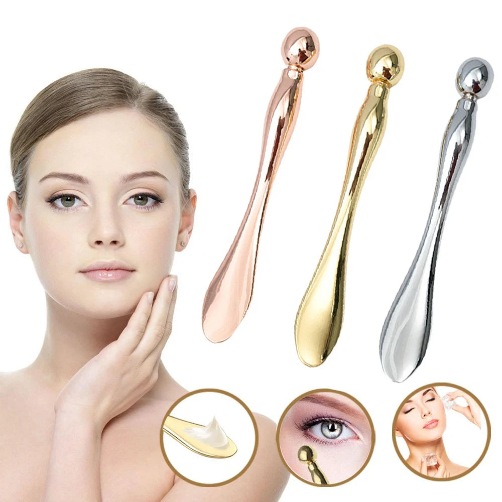 Sleep Eye Massager & Dark Circle Eye Cream Spoon Tool