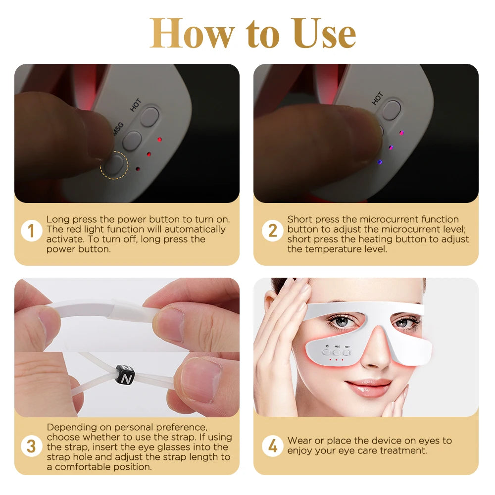 Electric Eye Massager – Anti-Wrinkle, Anti-Ageing & Eye Fatigue Relief