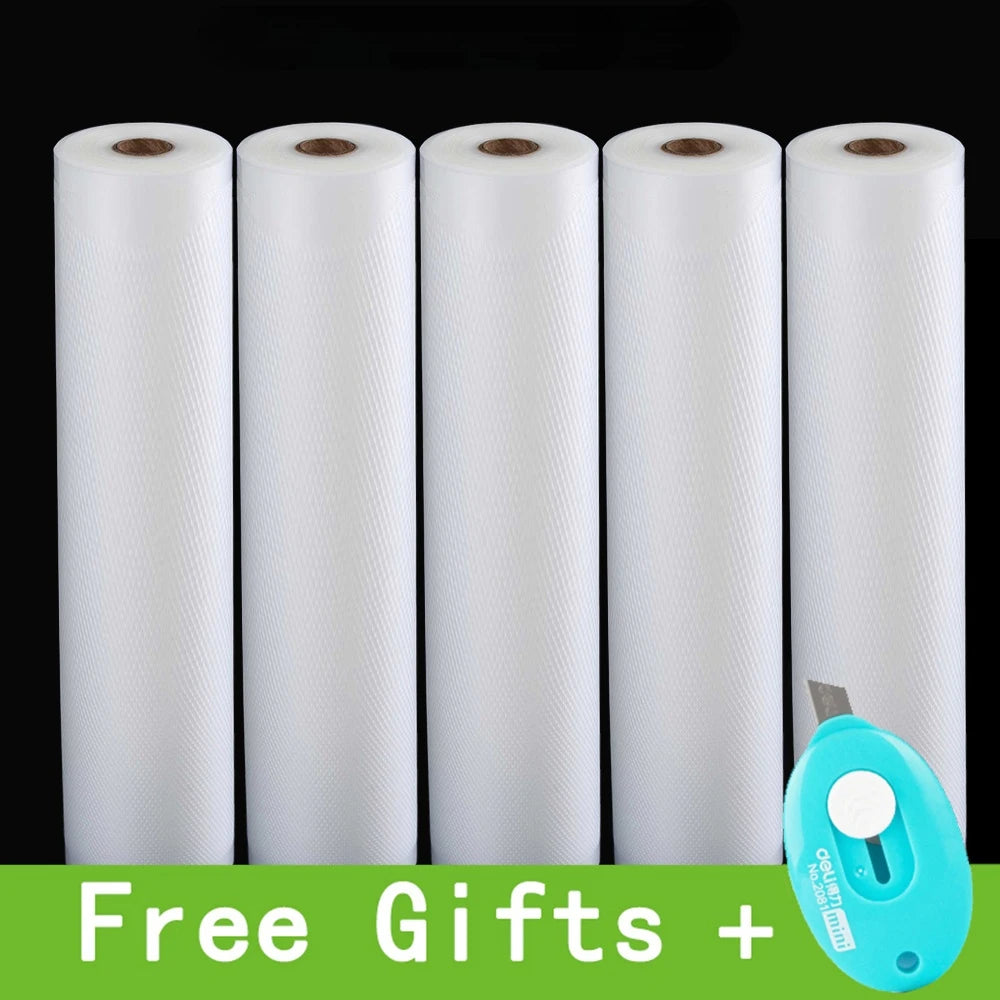 Food Vacuum Storage Bags – Keep Food Fresh Longer (500cm Roll)