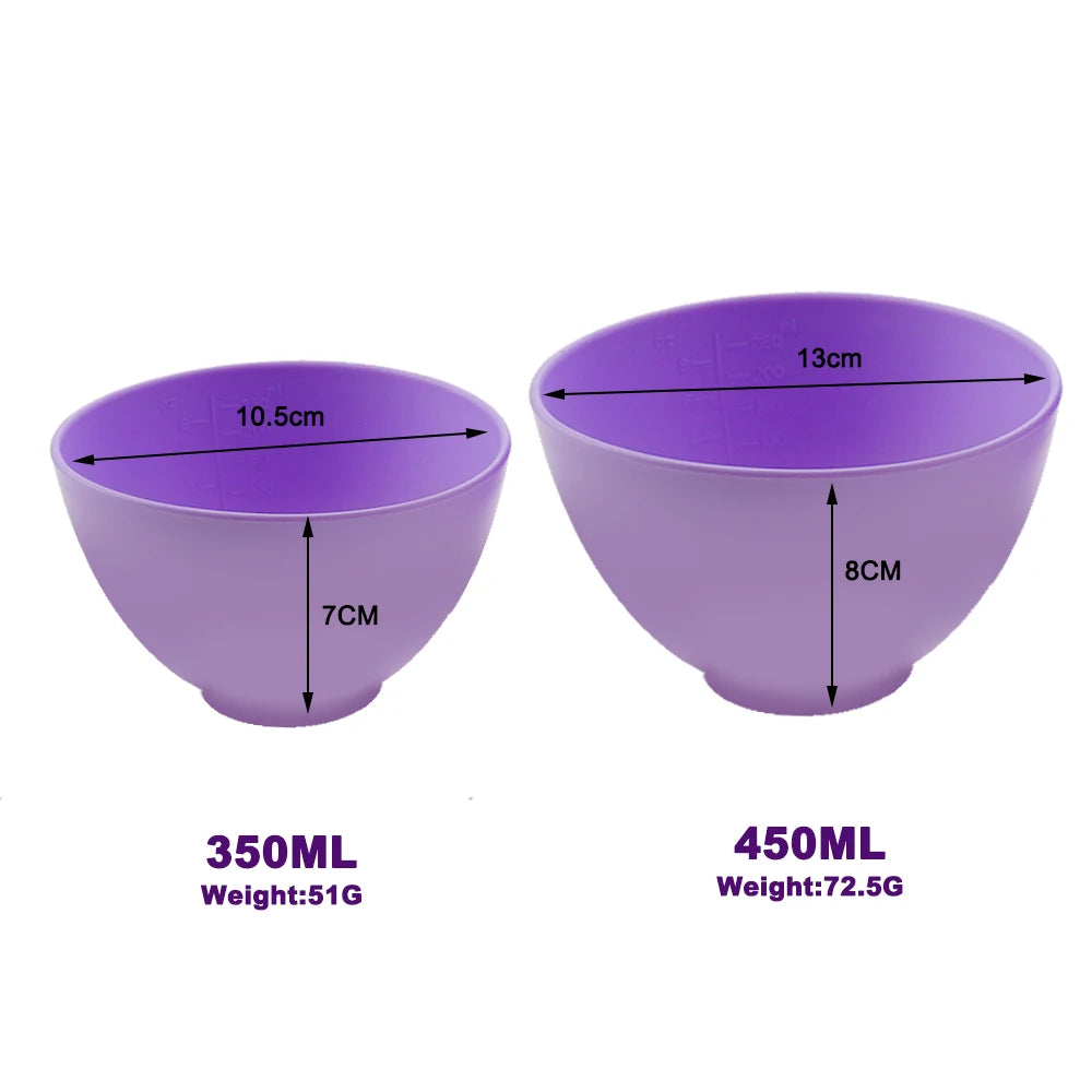 Soft Silicone Facial Mask Bowl – DIY Skincare Mixing Tool