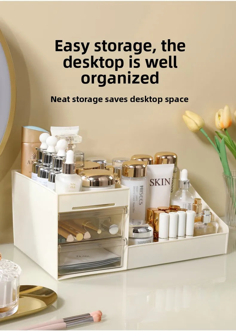 Transparent Drawer Makeup Organiser – Desktop Storage Box
