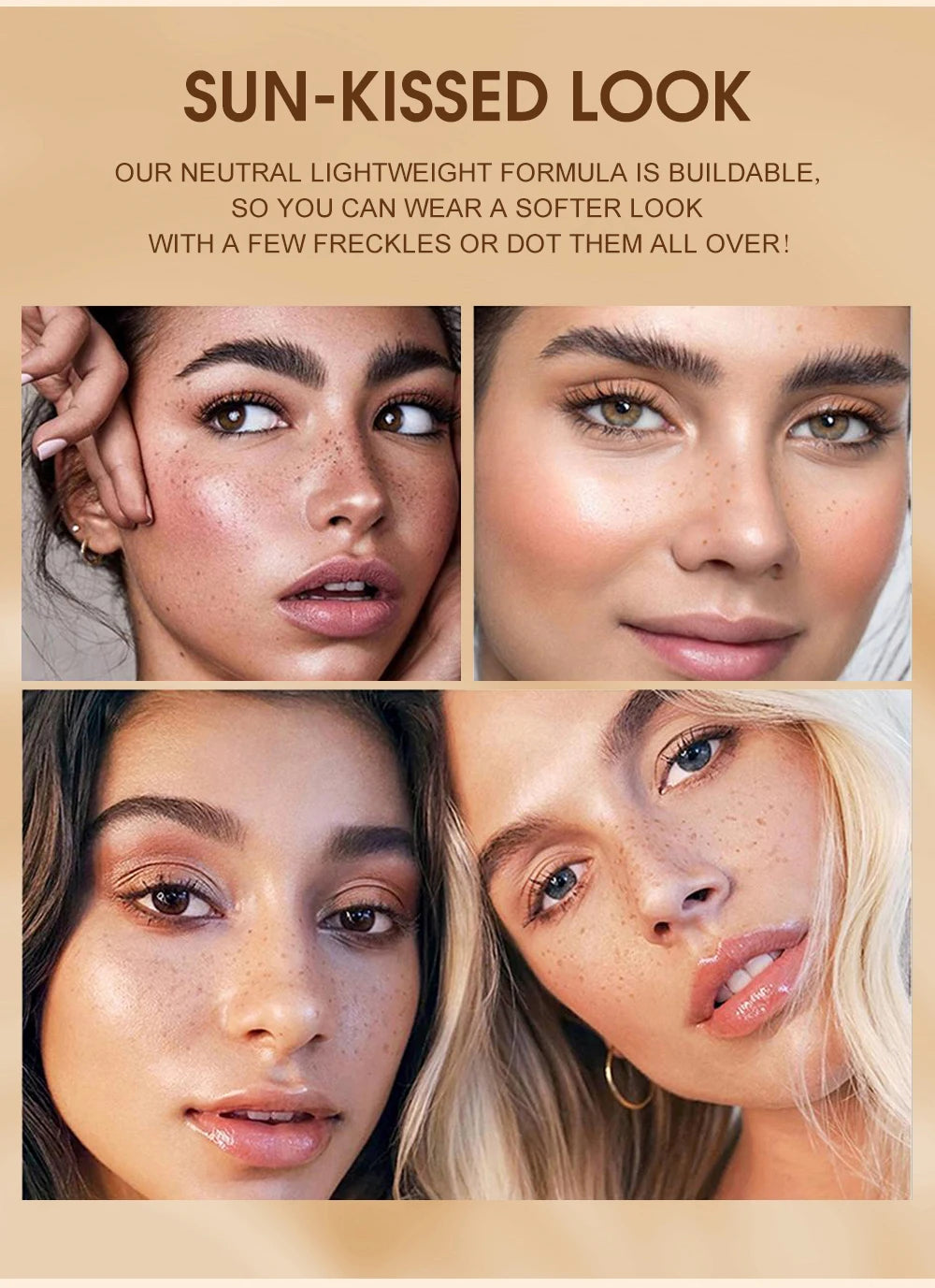 Waterproof Faux Freckle Makeup Pen – Natural Freckle Effect