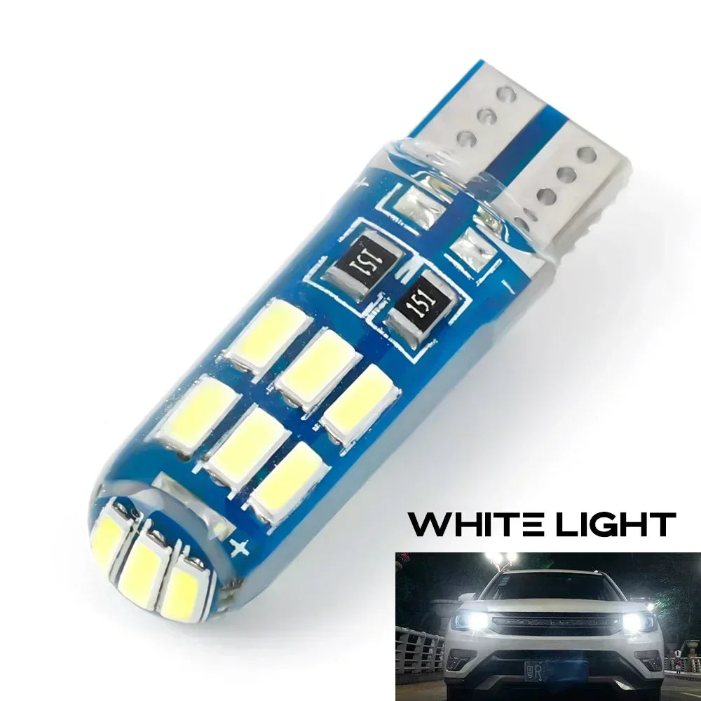 T10 W5W Car LED Signal Bulbs – 6000K White, Pack of 2 or 4