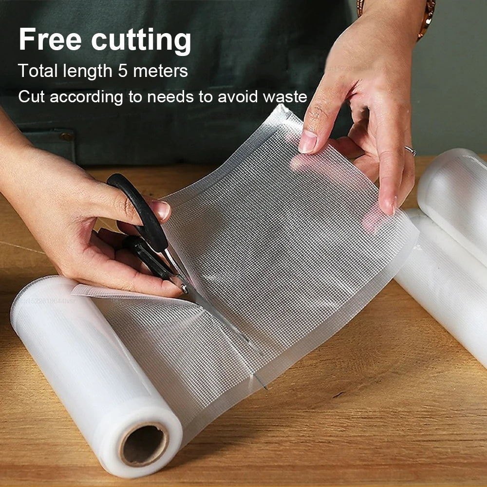 Vacuum Packaging Bags Roll – Food Vacuum Sealer Bags (500cm)