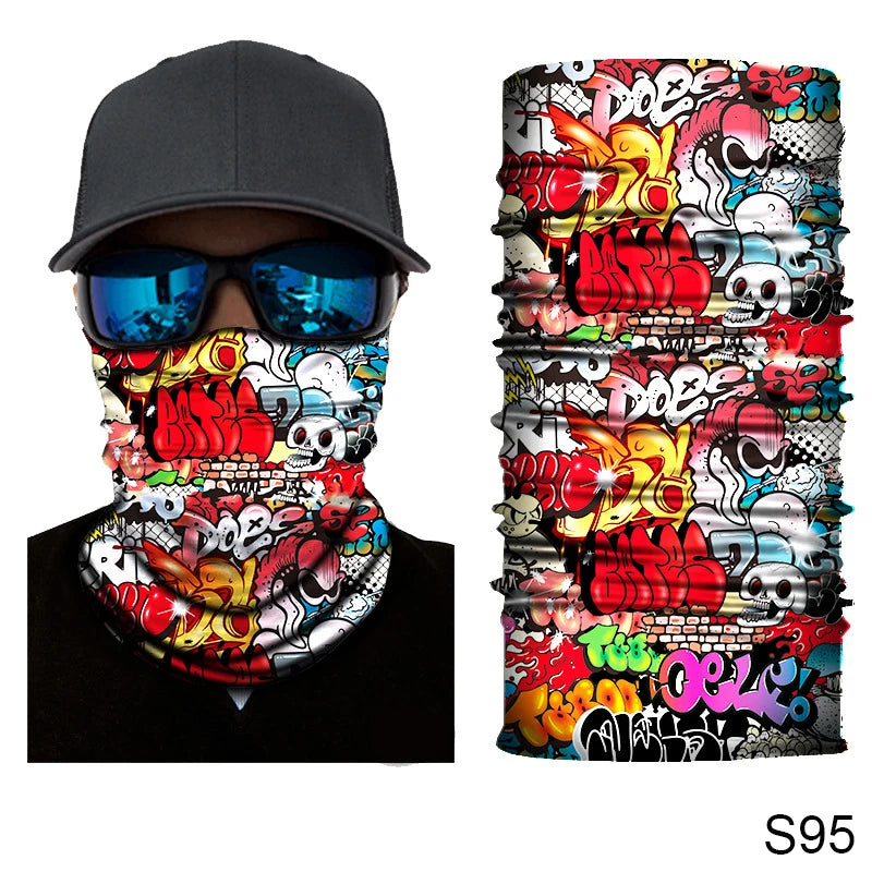 Breathable Cycling Face Mask & Neck Gaiter – Balaclava Snood