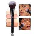 Professional Soft Powder Blush Makeup Brush – Black Wood Handle