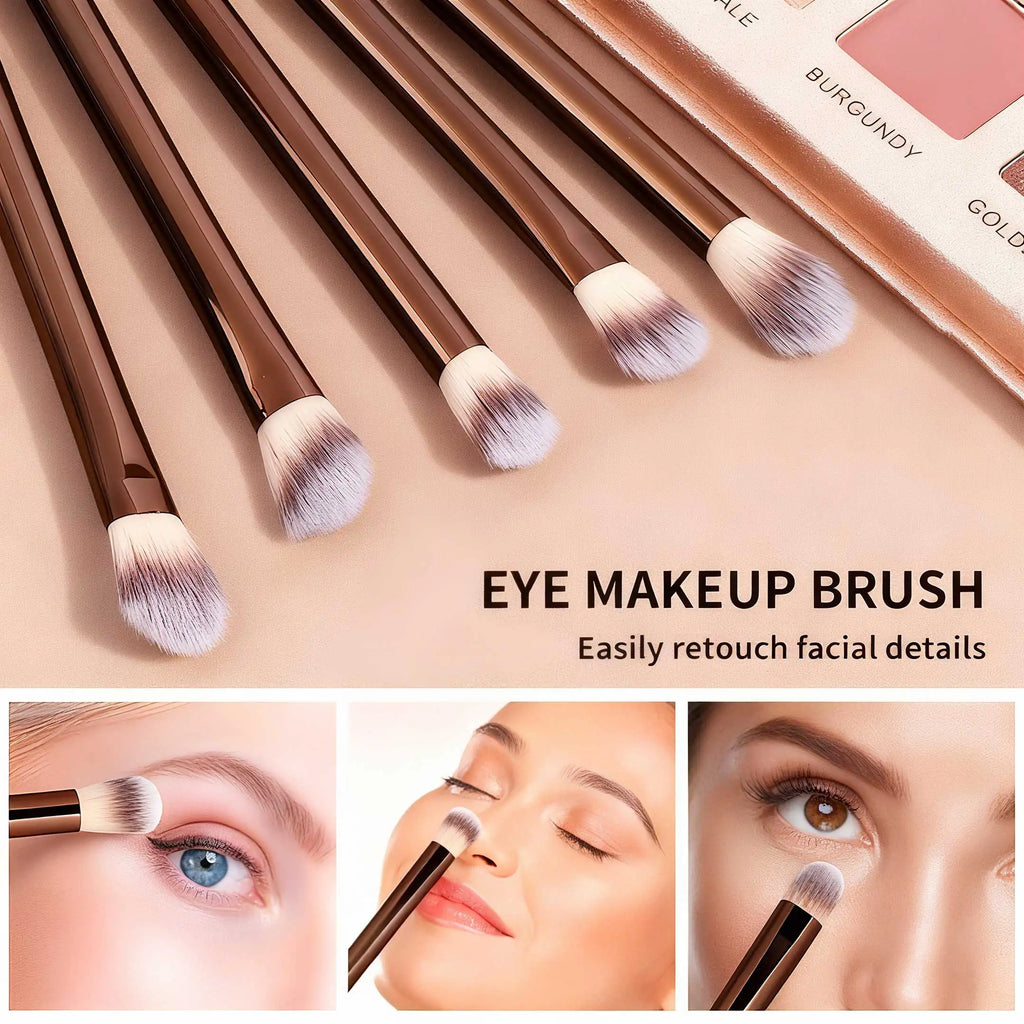 13pc Makeup Brush Set – Foundation, Eyeshadow, Blush & More