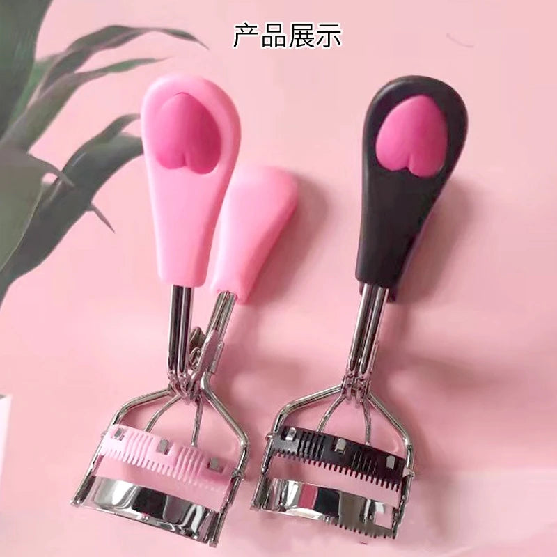 Professional Eyelash Curler with Comb & Tweezers – Curling Clip