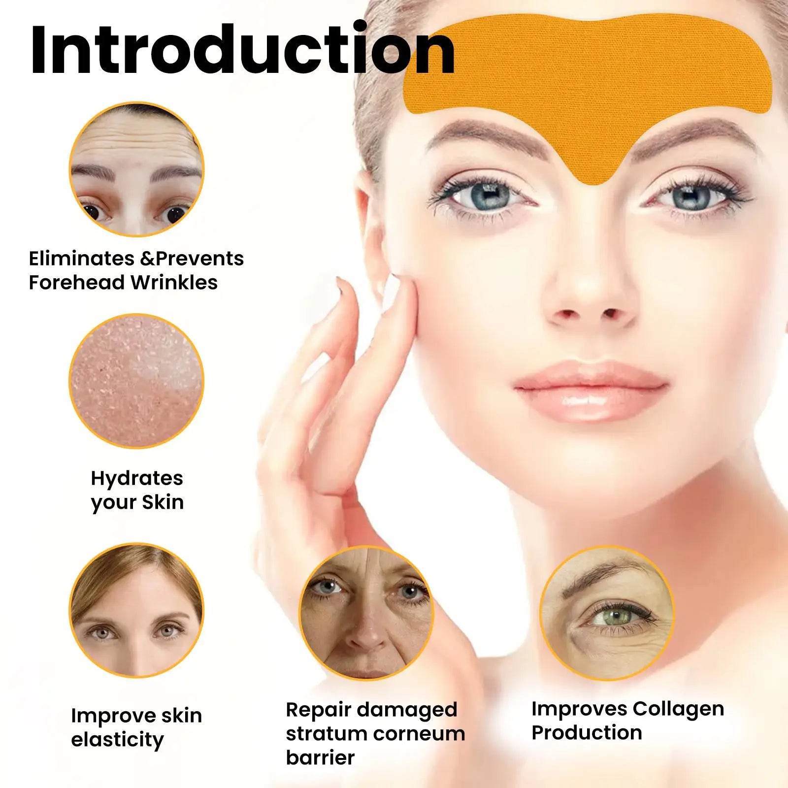 Forehead Wrinkle Patch – Anti-Aging Collagen Gel Patch