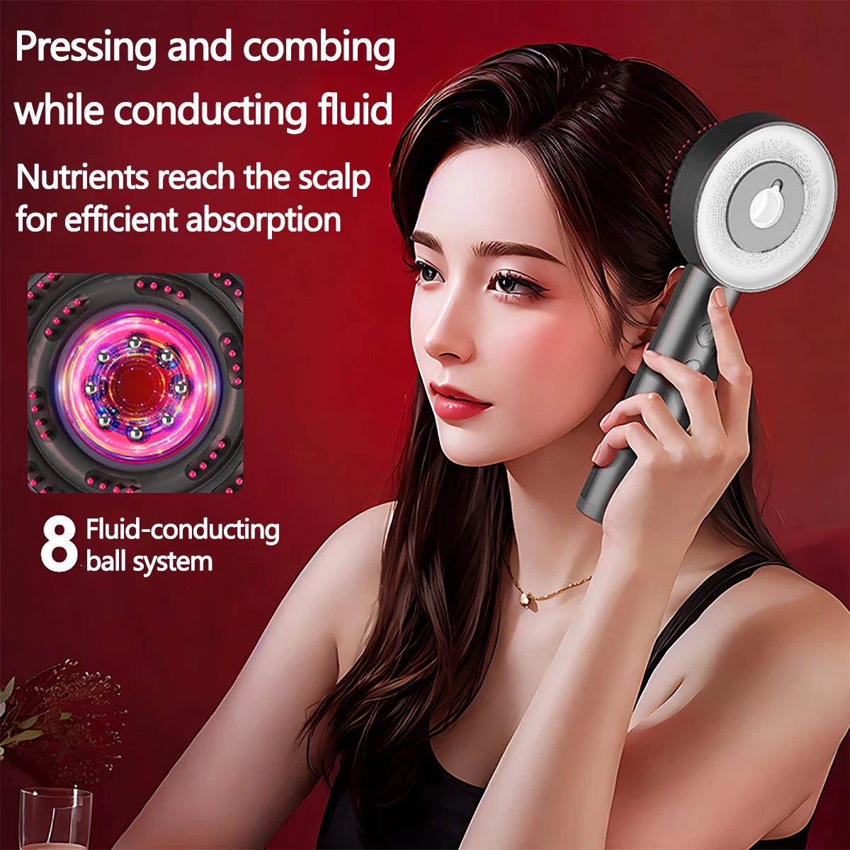 Electric Scalp Massaging Comb – Hair Growth & Relaxation