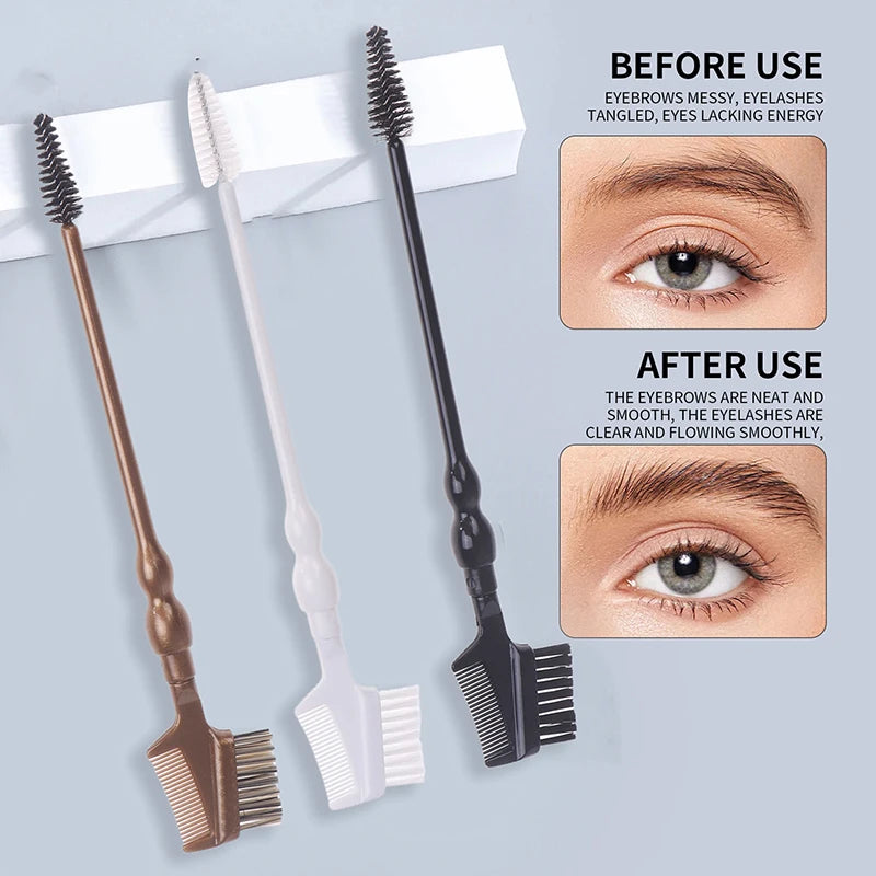3-in-1 Eyebrow & Eyelash Grooming Brush