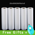 Food Vacuum Storage Bags – Keep Food Fresh Longer (500cm Roll)