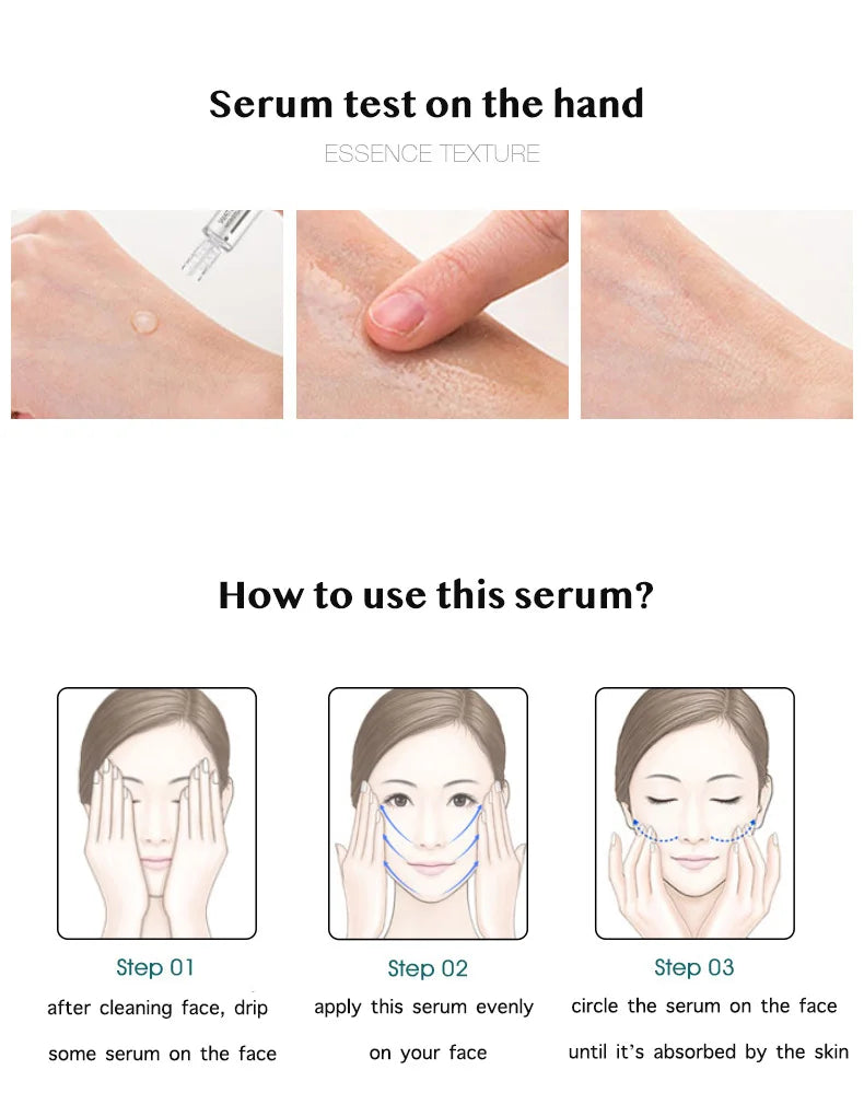 Hyaluronic Acid Ampoule Facial Serum – Pore Shrinking & Whitening