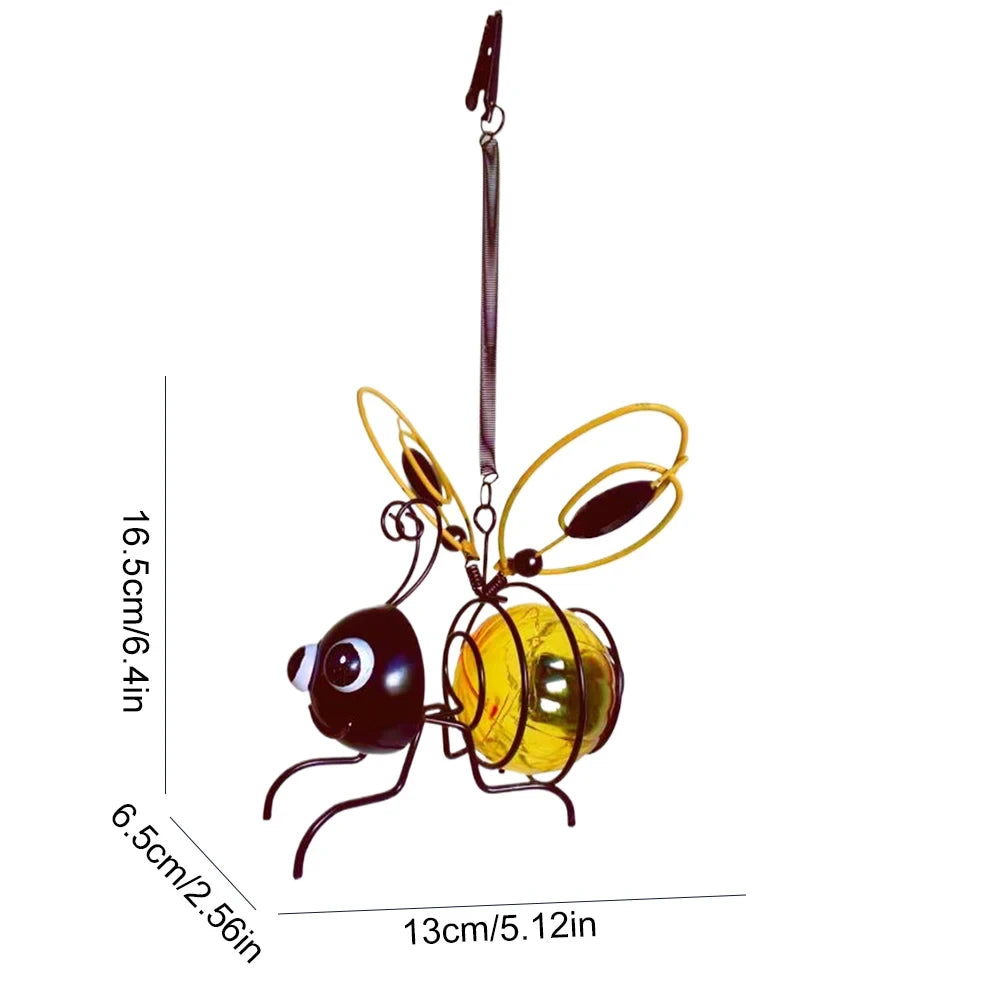 Solar Outdoor Hanging Lantern – Animal & Insect Garden Decor Solar Light