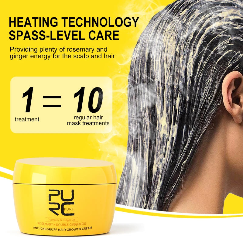 Rosemary & Ginger Hair Growth Mask – Anti Hair Loss