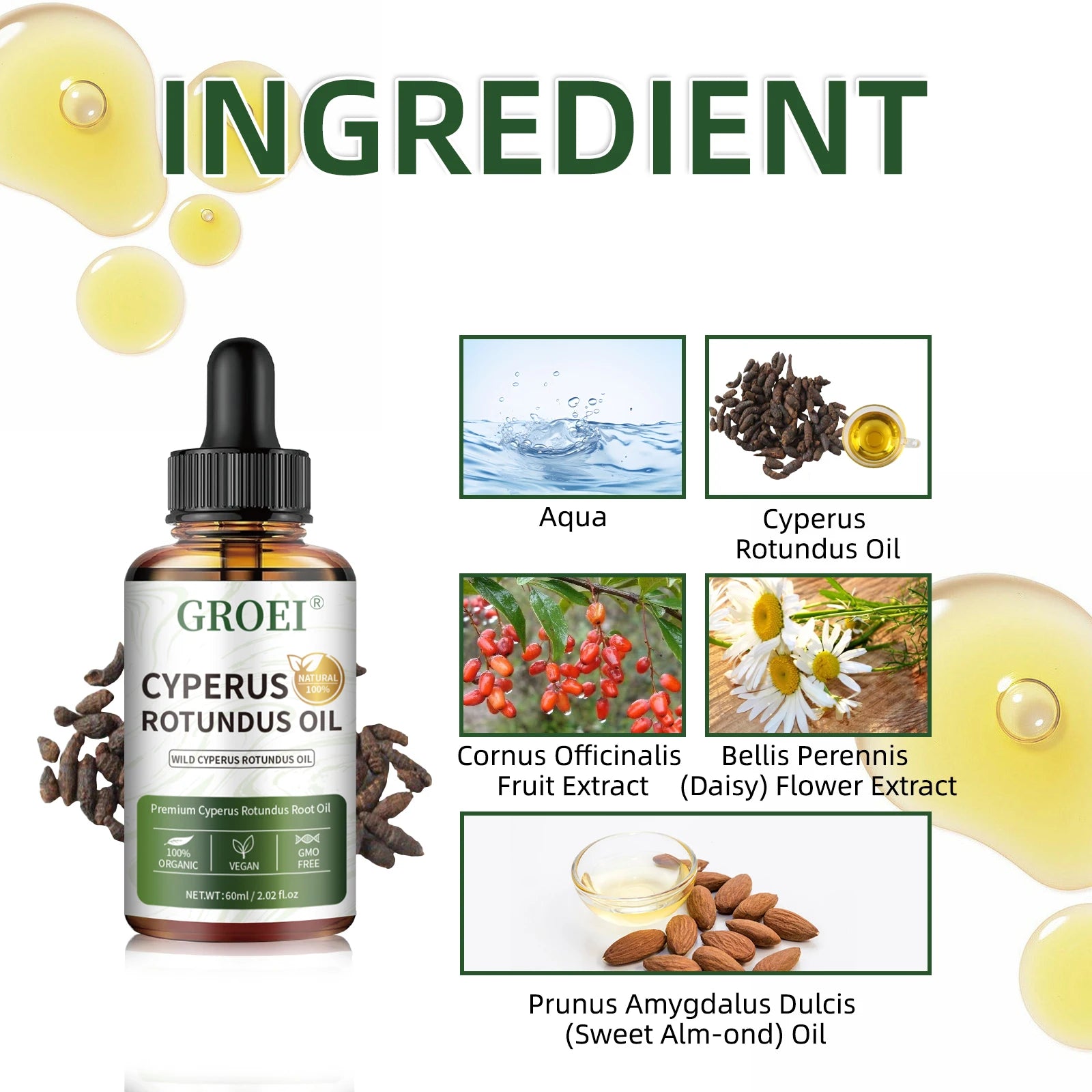 Painless Hair Removal Inhibitor Oil – Body & Skin Care