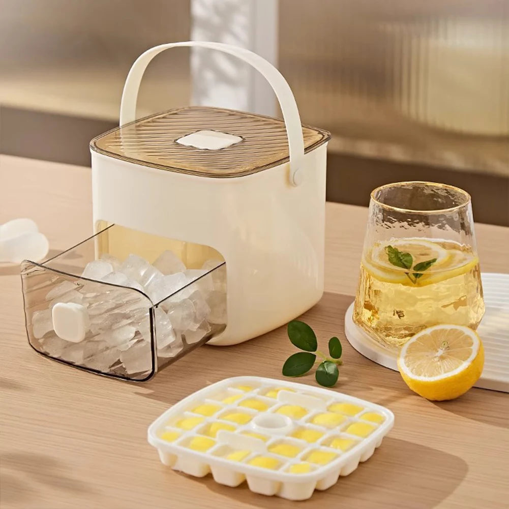 Portable Countertop Ice Maker Machine – With Storage Drawer
