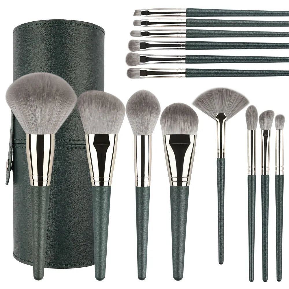 10/14pc Makeup Brush Set – Super Soft Eyeshadow & Foundation Brushes