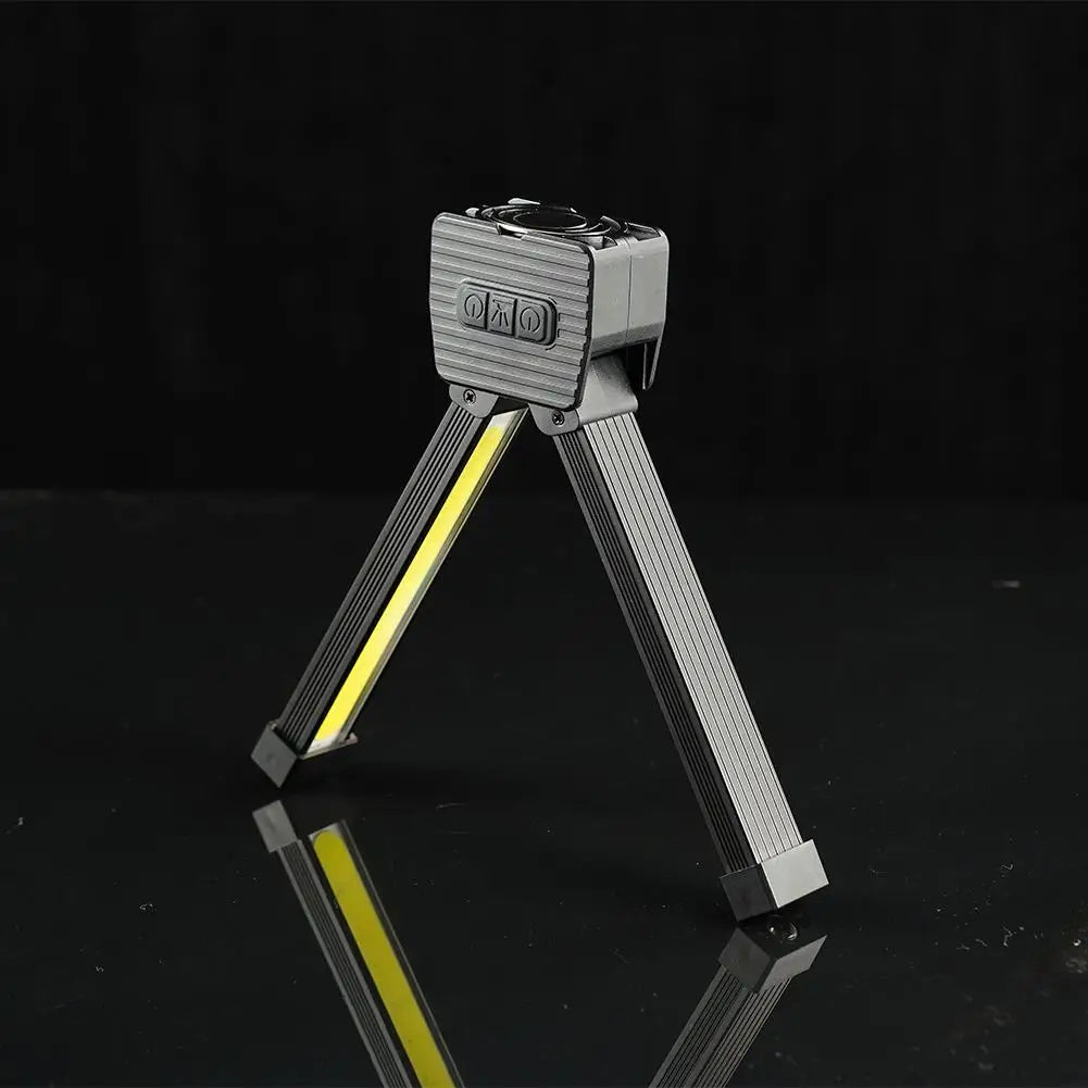 Portable Magnetic LED Worklight - 7 Dimming Levels, Foldable & Waterproof