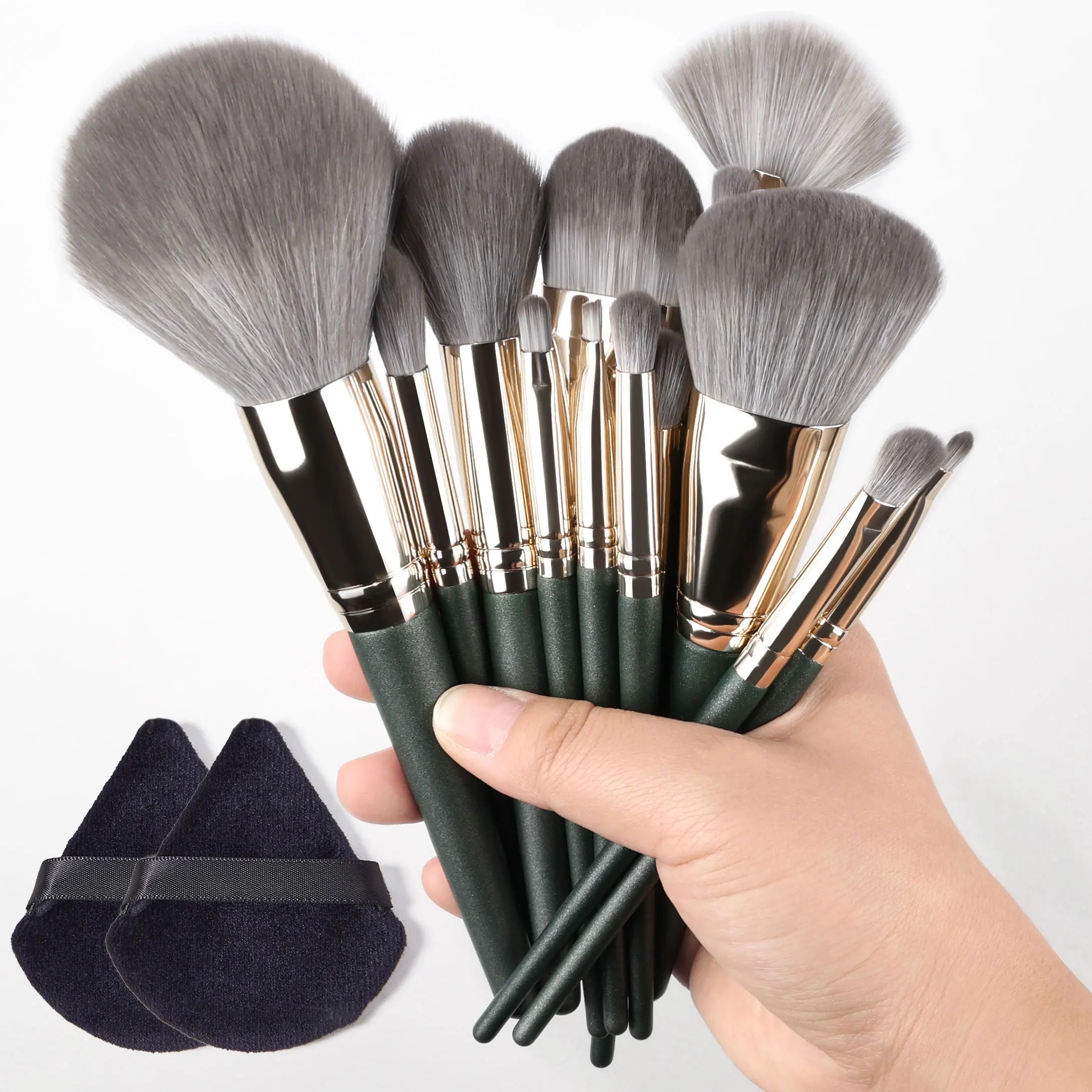 10/14pc Makeup Brush Set – Super Soft Eyeshadow & Foundation Brushes