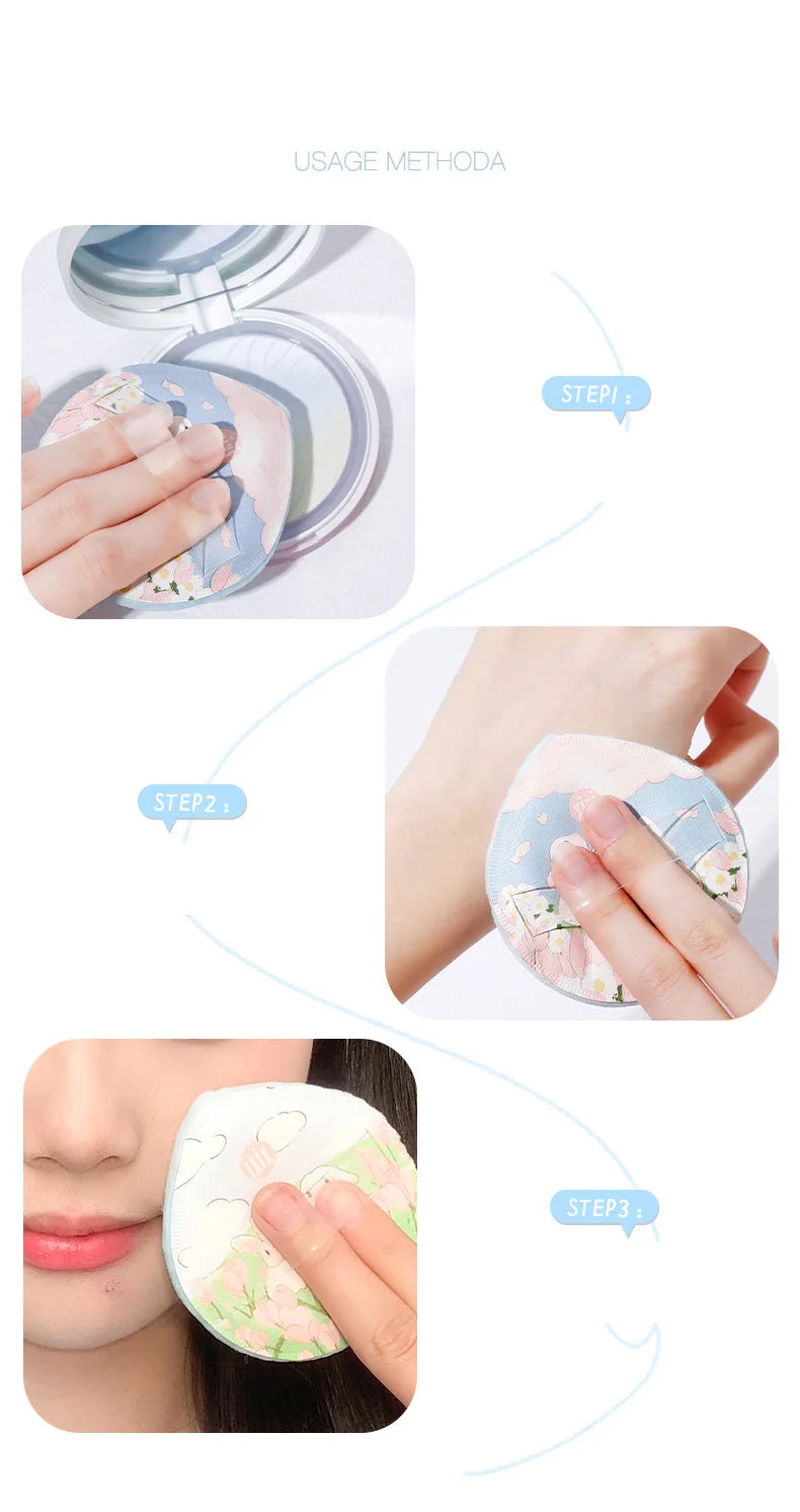 Velvet Makeup Setting Puff – Soft Crystal Fluff Cosmetic Sponge