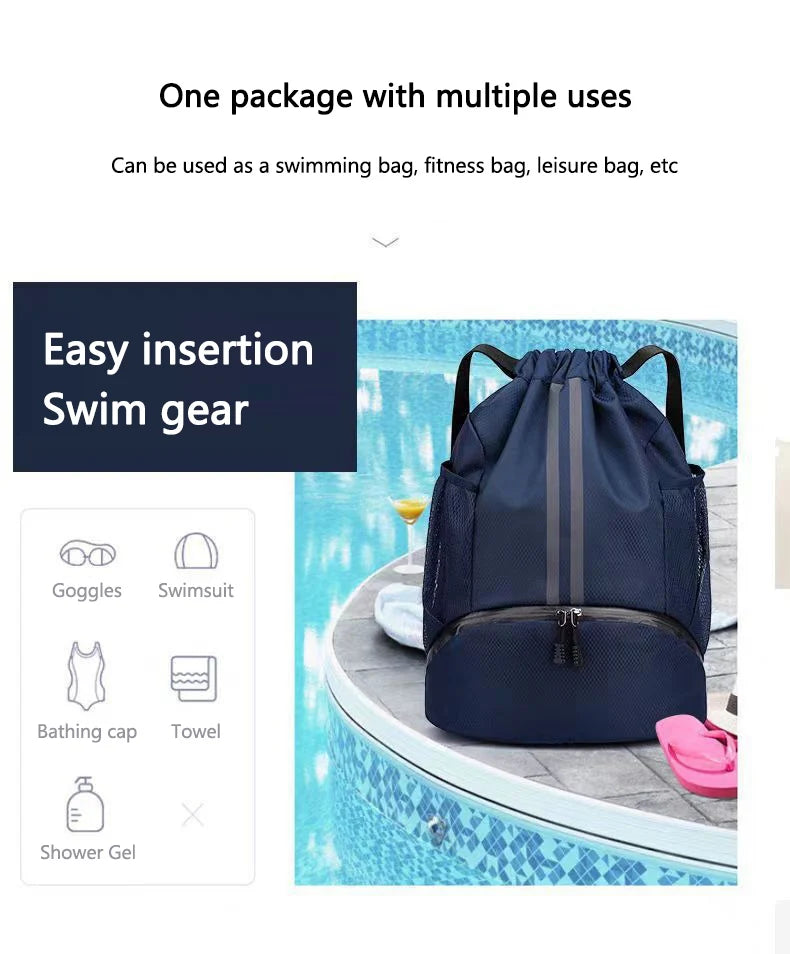 Gym & Fitness Drawstring Backpack - Men & Women