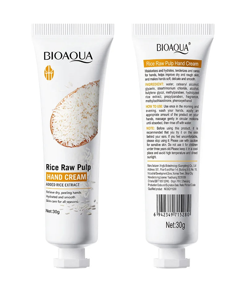 White Rice Hand Cream – Moisturising & Brightening
