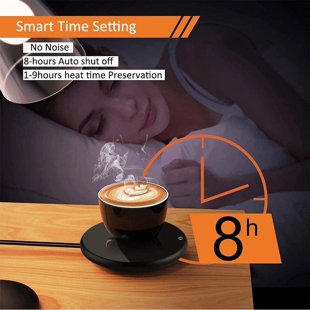 Thermostatic USB Mug Warmer Coaster – Coffee & Tea Heater
