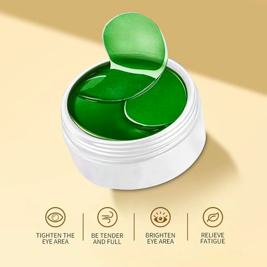 Seaweed Eye Mask 60PCS – Hyaluronic Acid & Collagen Patches