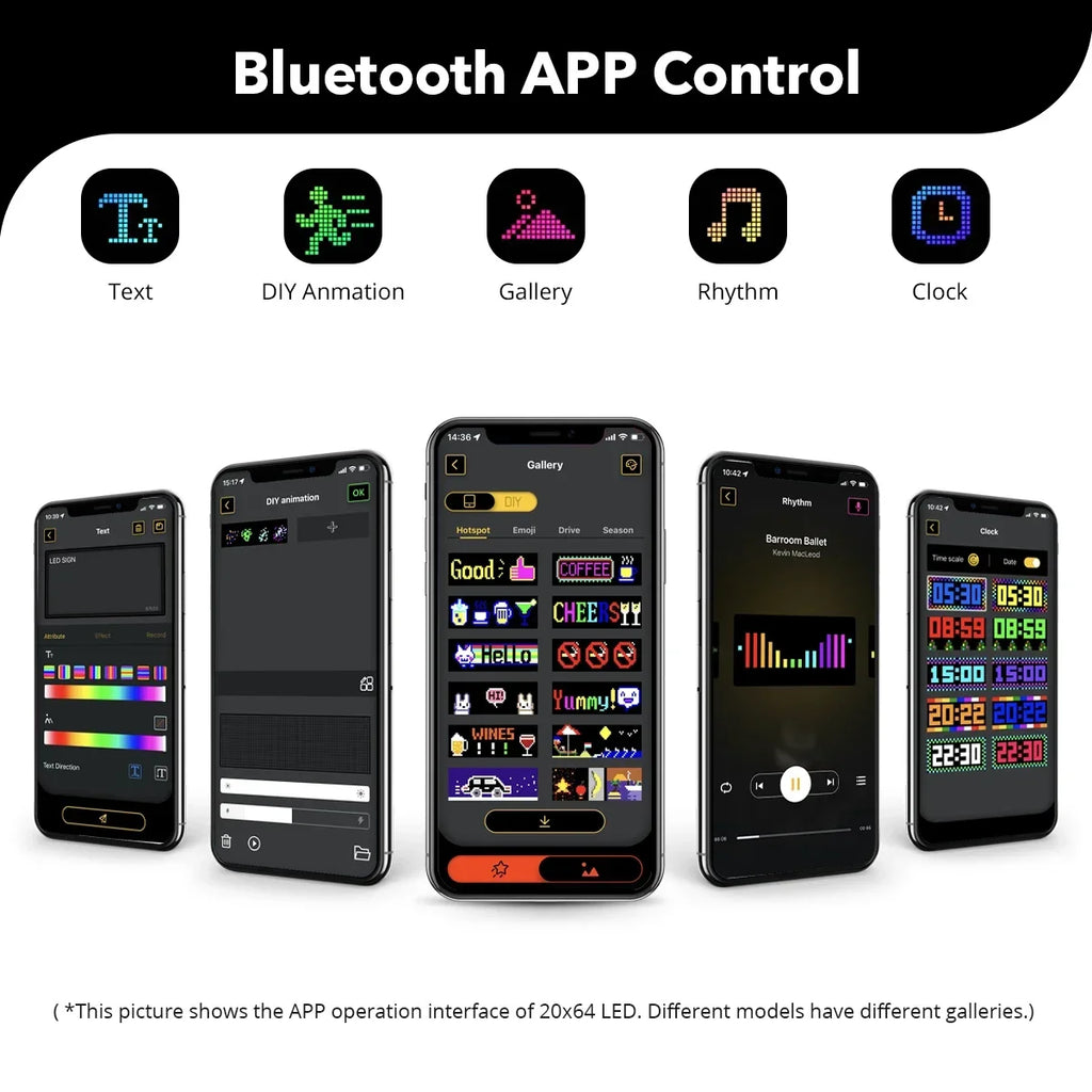 Smart Pixel LED Display Panel – Programmable Advertising Sign with APP Control