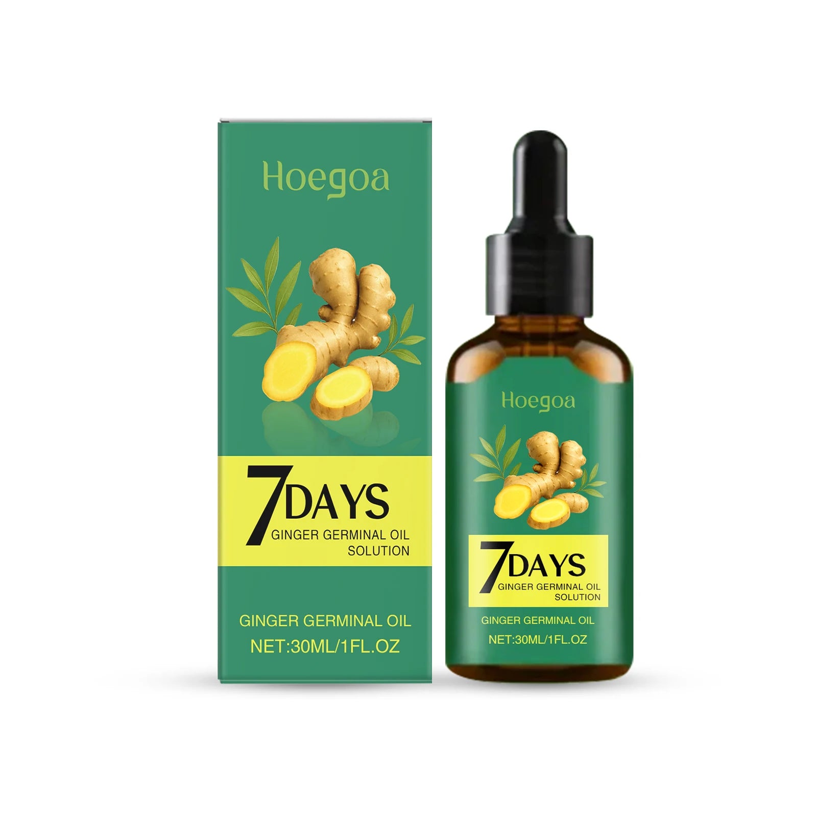7-Day Ginger Hair Growth Serum – Anti-Hair Loss Scalp Treatment