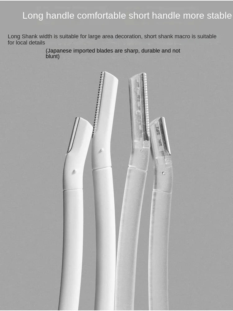 Eyebrow Razor & Trimming Knife – Safe Anti-Scratch Shaping Tool