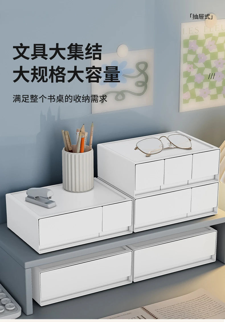 Desktop Skincare & Makeup Organiser with Drawer
