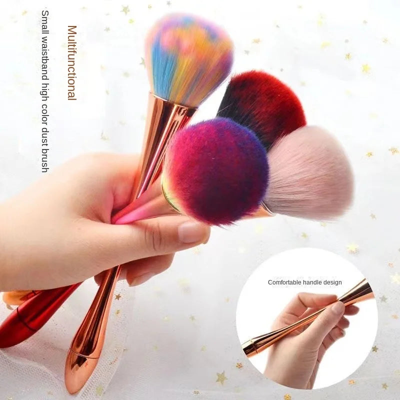 Fluffy Nail Dust Cleaning Brush – Soft Glitter Powder Brush