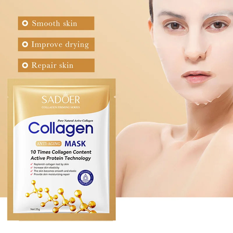 Collagen Face Masks – Moisturising & Firming (10 Pack)