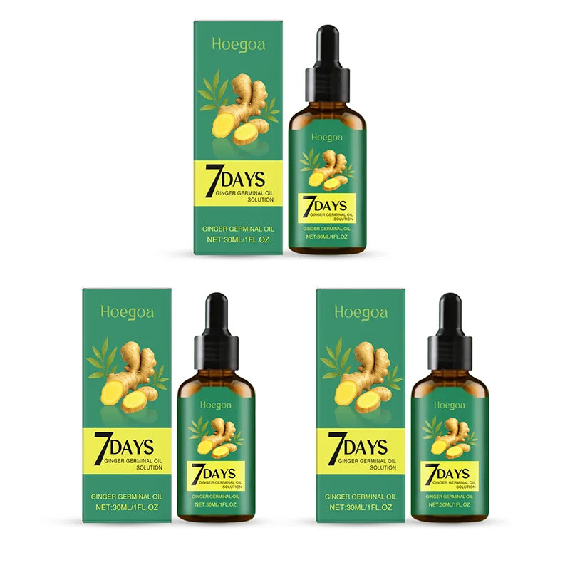 7-Day Ginger Hair Growth Serum – Anti-Hair Loss Scalp Treatment
