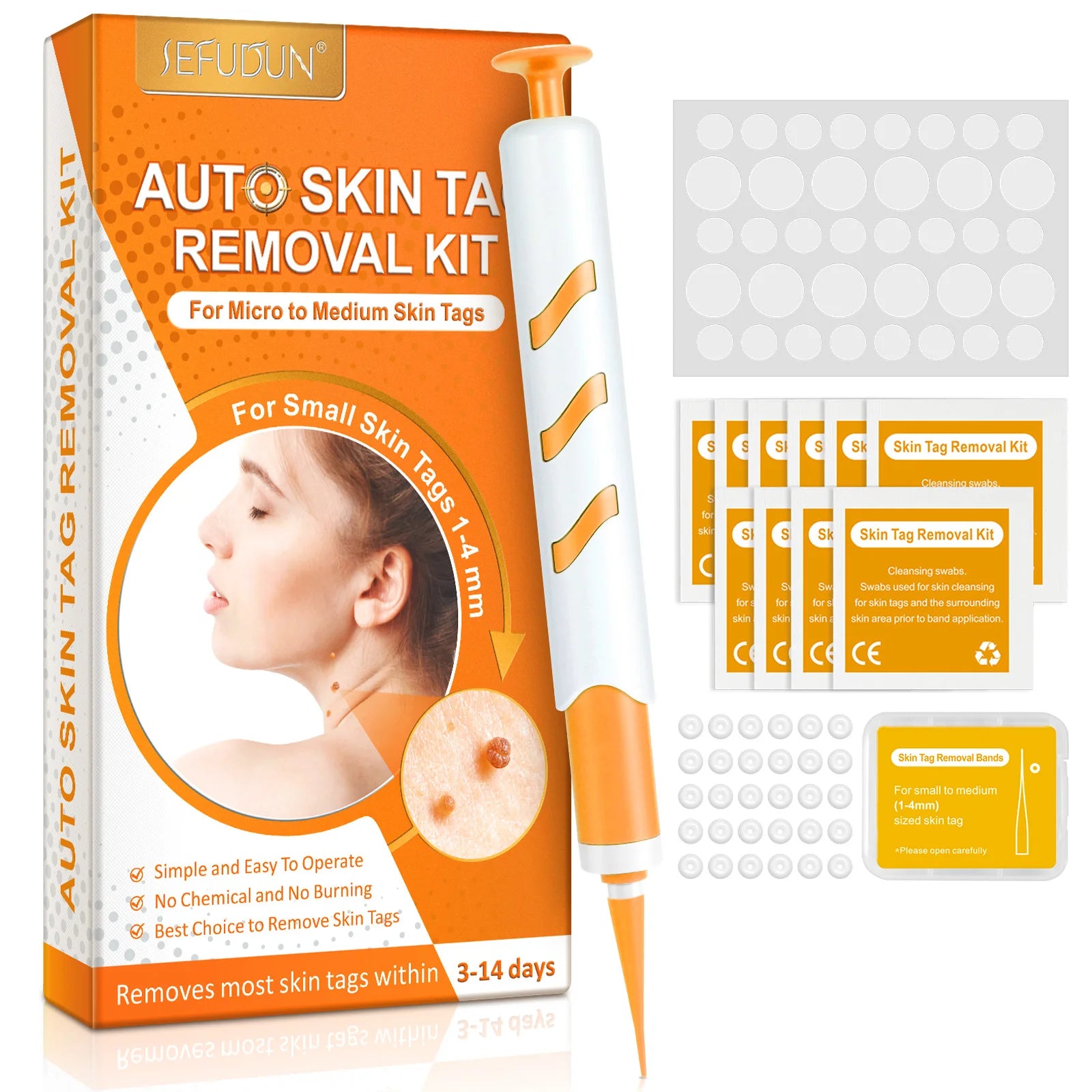 Painless Wart & Skin Tag Remover Pen Kit – Dual Head