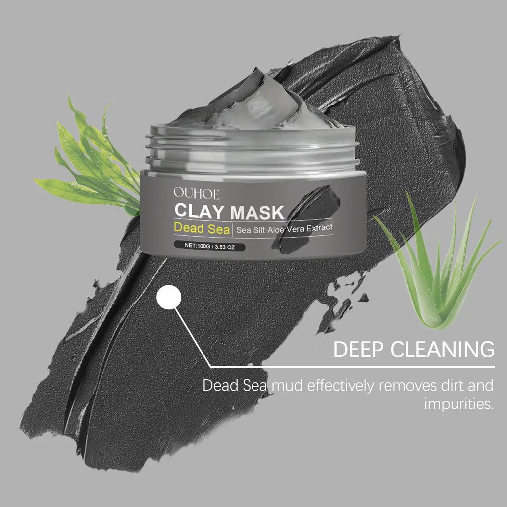 Dead Sea Mud Deep Cleansing Face Mask – Brightening, Hydrating & Acne Remover