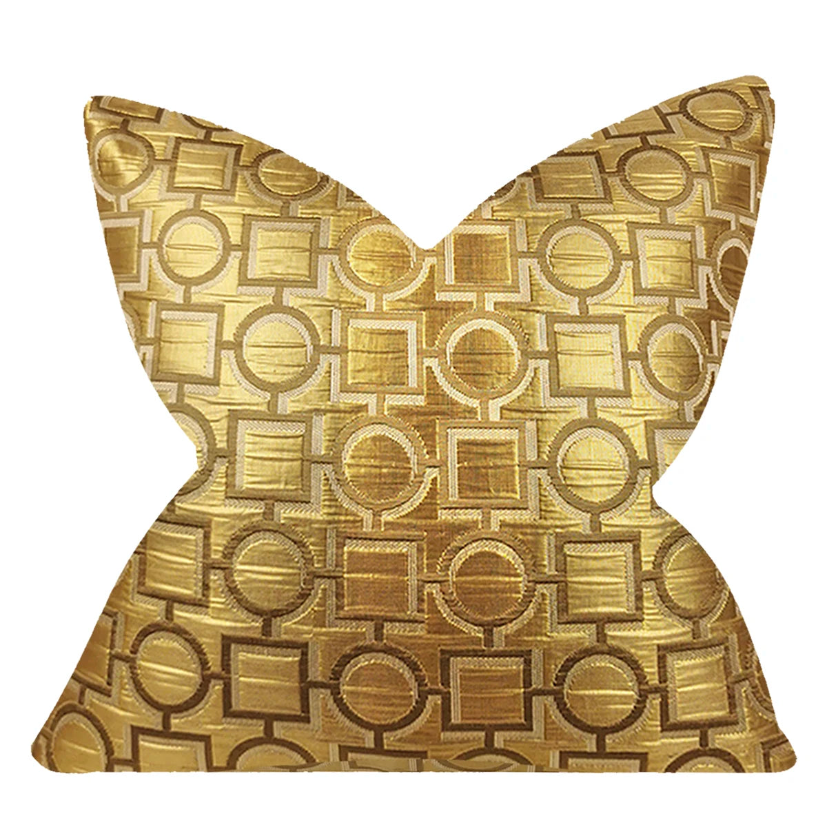 Luxury Golden Throw Cushion Cover