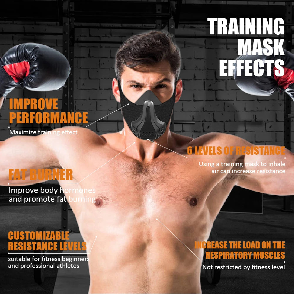 High Altitude Training Mask - 48 Breathing Levels for Gym & Cardio