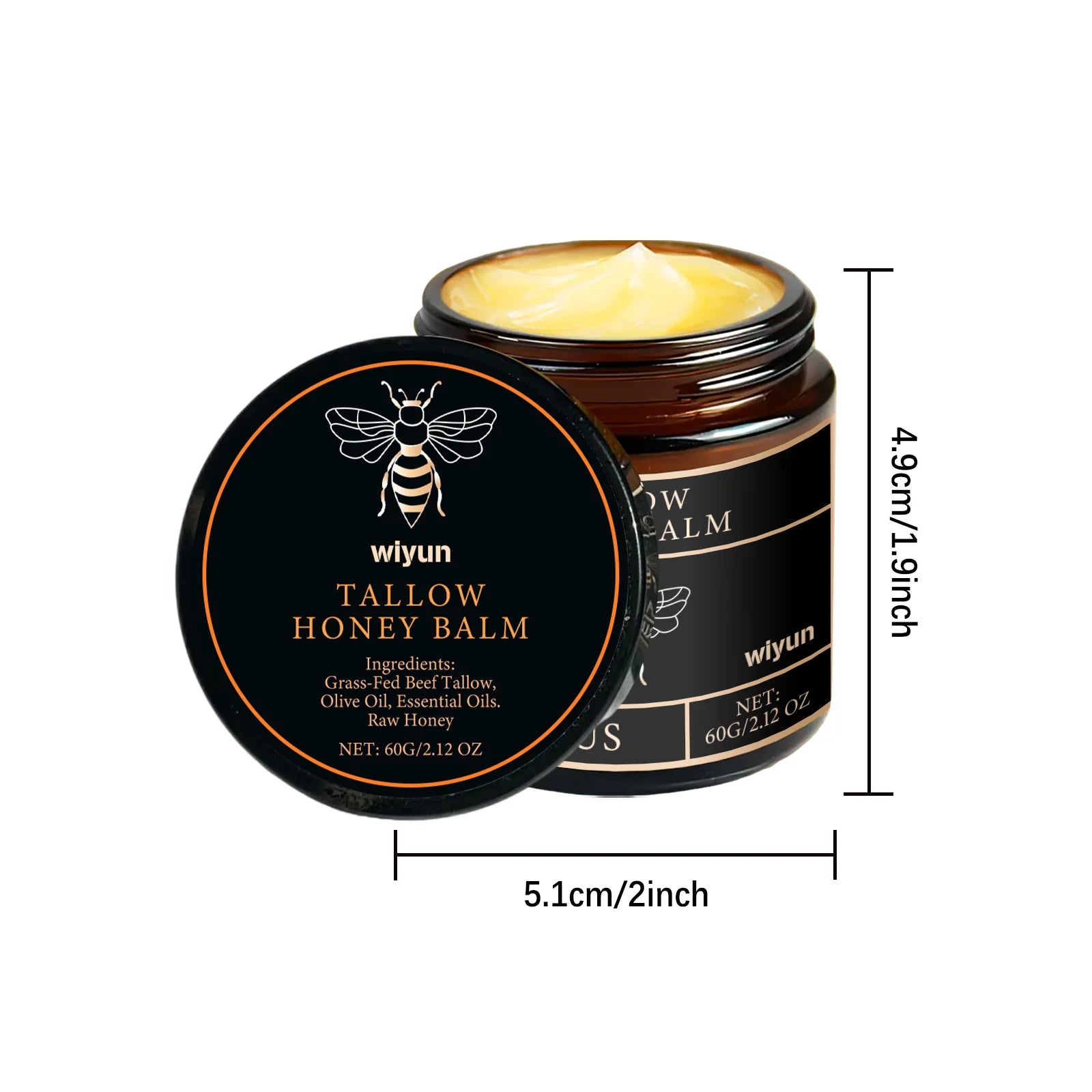 Tallow & Honey Face Moisturizer - Natural Skin Care 60g