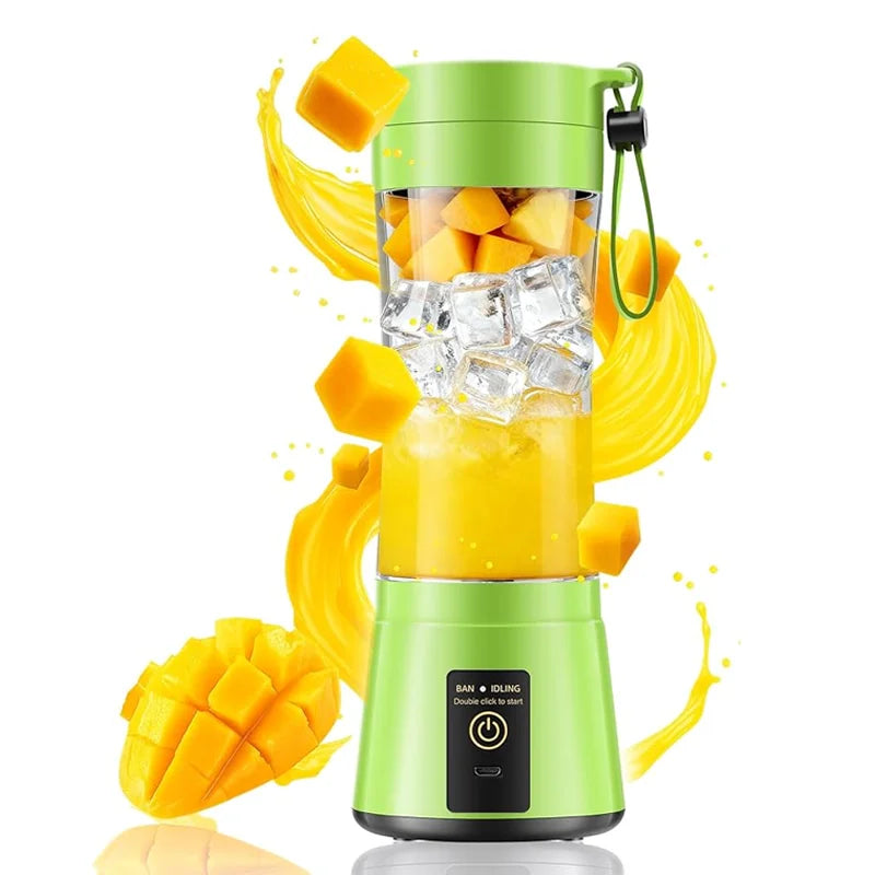 Portable USB Rechargeable Blender – 380ml Smoothie Maker