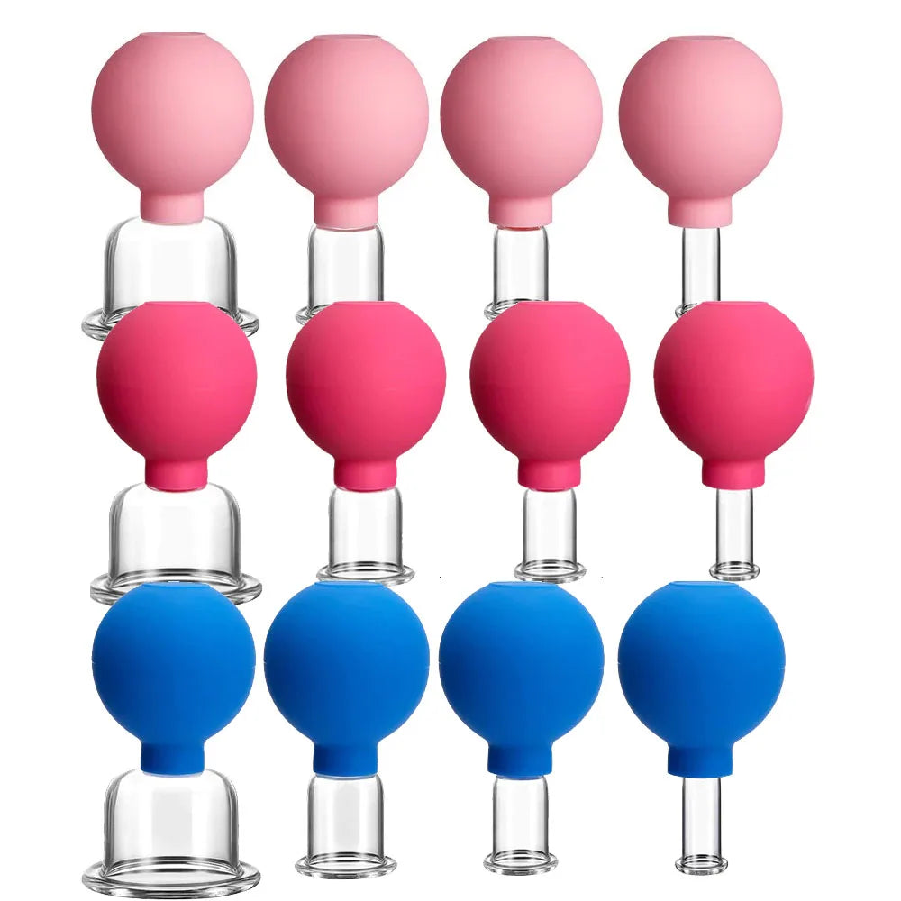 Rubber Vacuum Cupping Face Massager – Anti-Wrinkle & Lifting