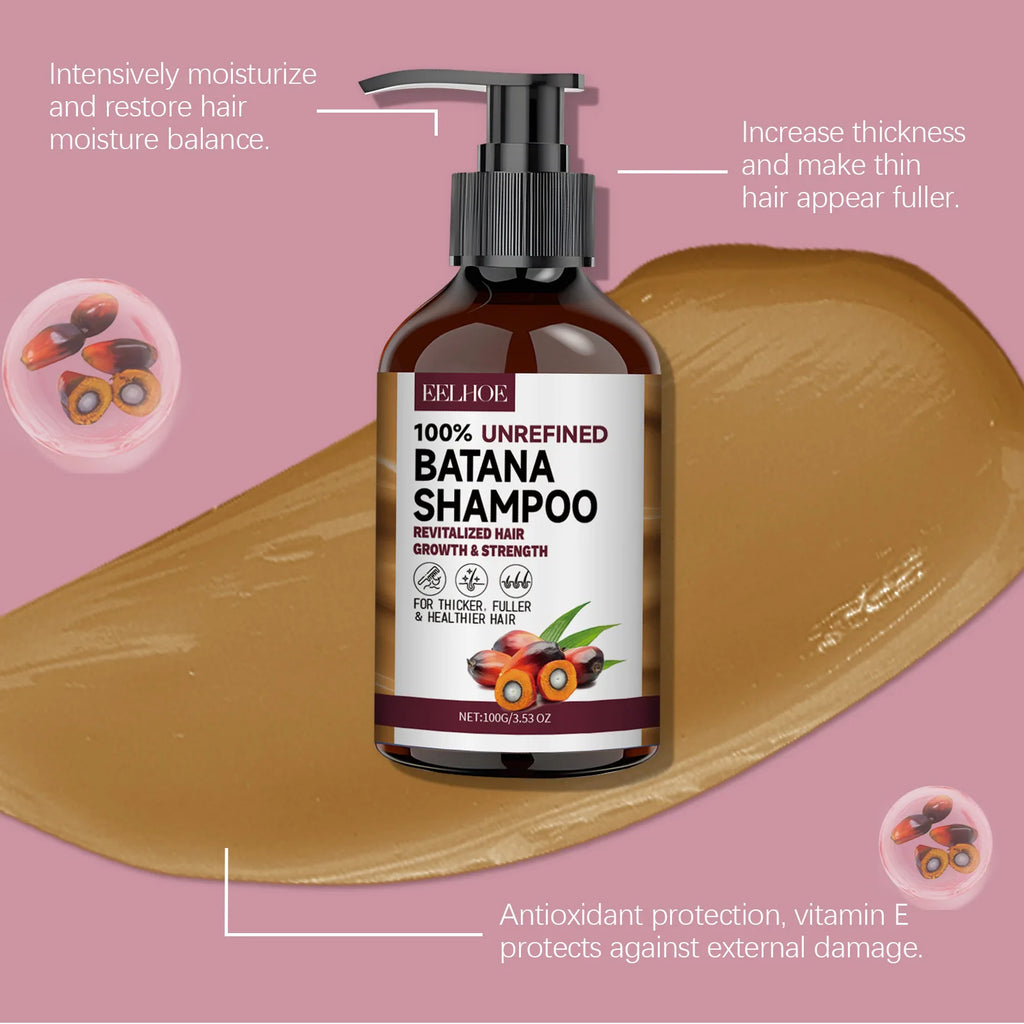 EELHOE Batana Oil Shampoo & Conditioner – Anti-Frizz, Nourishing & Hair Growth